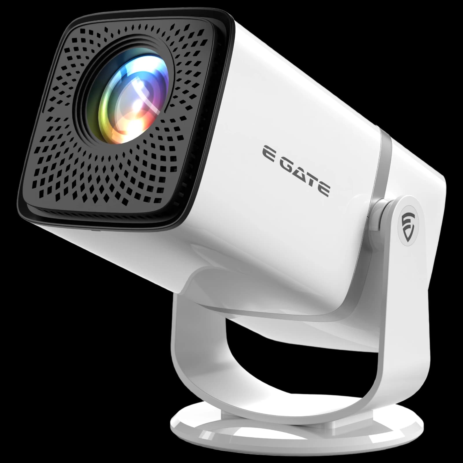 EGATE Atom 3X projector, complete angled view