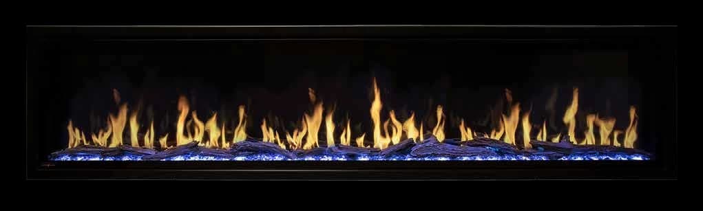 Modern Flames Orion Multi 60-inch fireplace, complete front product image from the Orion brochure.