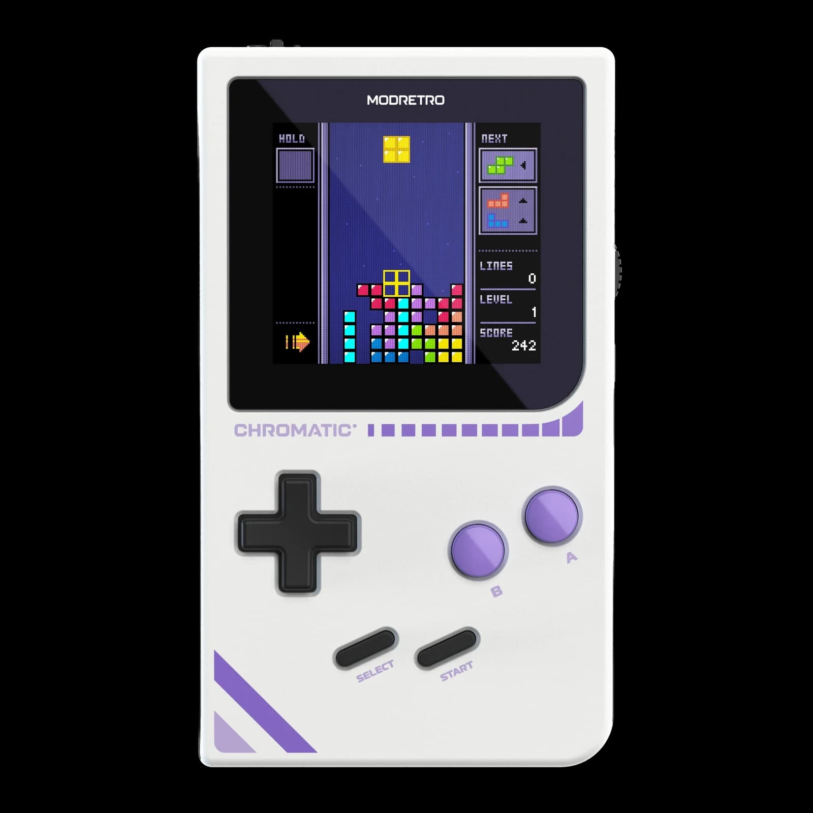 ModRetro Chromatic handheld in Cloud color