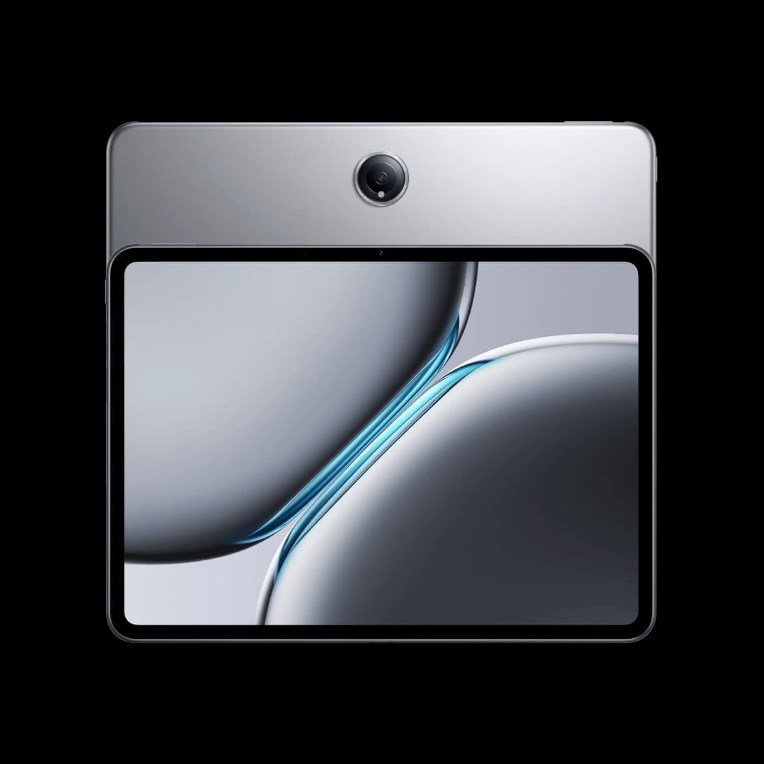 OnePlus Pad 2 in Nimbus Gray, front and back