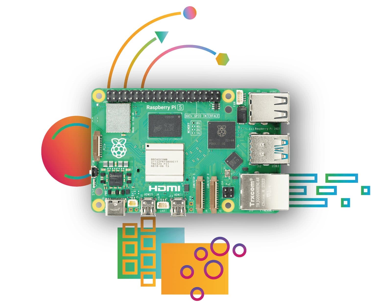 Raspberry Pi 5 board