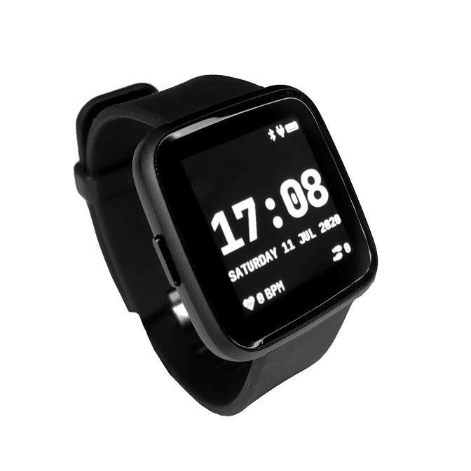PineTime smartwatch with complete strap