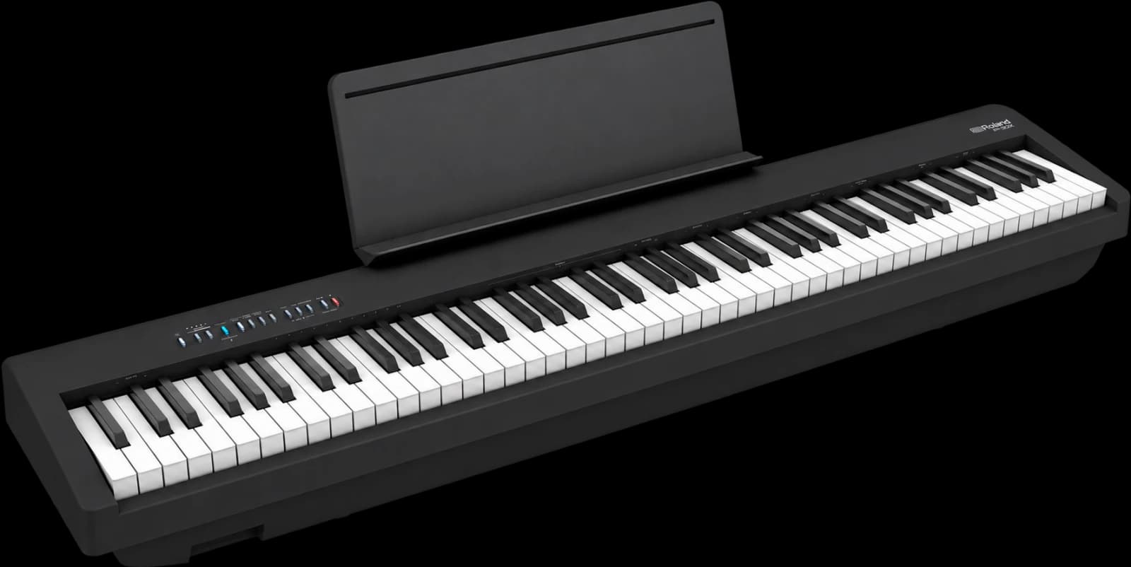 Roland FP-30X digital piano with music rest