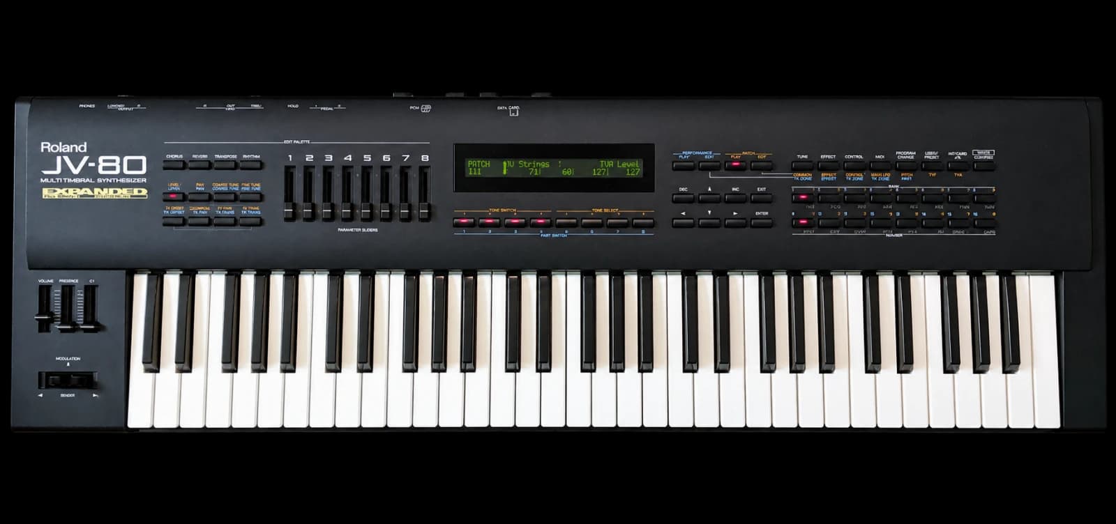 Roland JV-80 keyboard