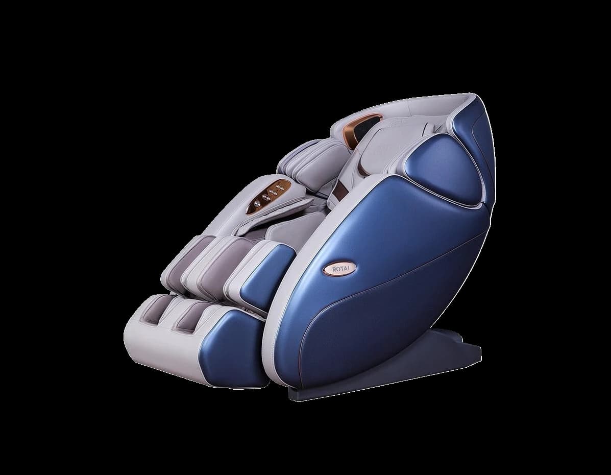 Rongtai RT7709S massage chair, full blue-gray product from the model-specific product gallery.