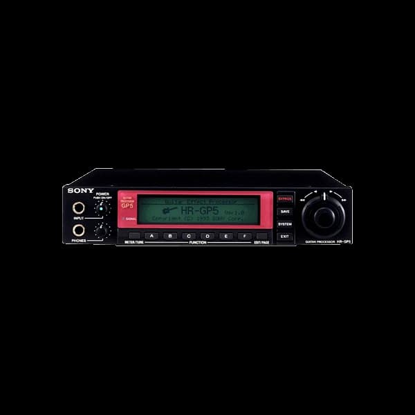 Sony HR-GP5, complete front panel from the manufacturer virtual showroom.
