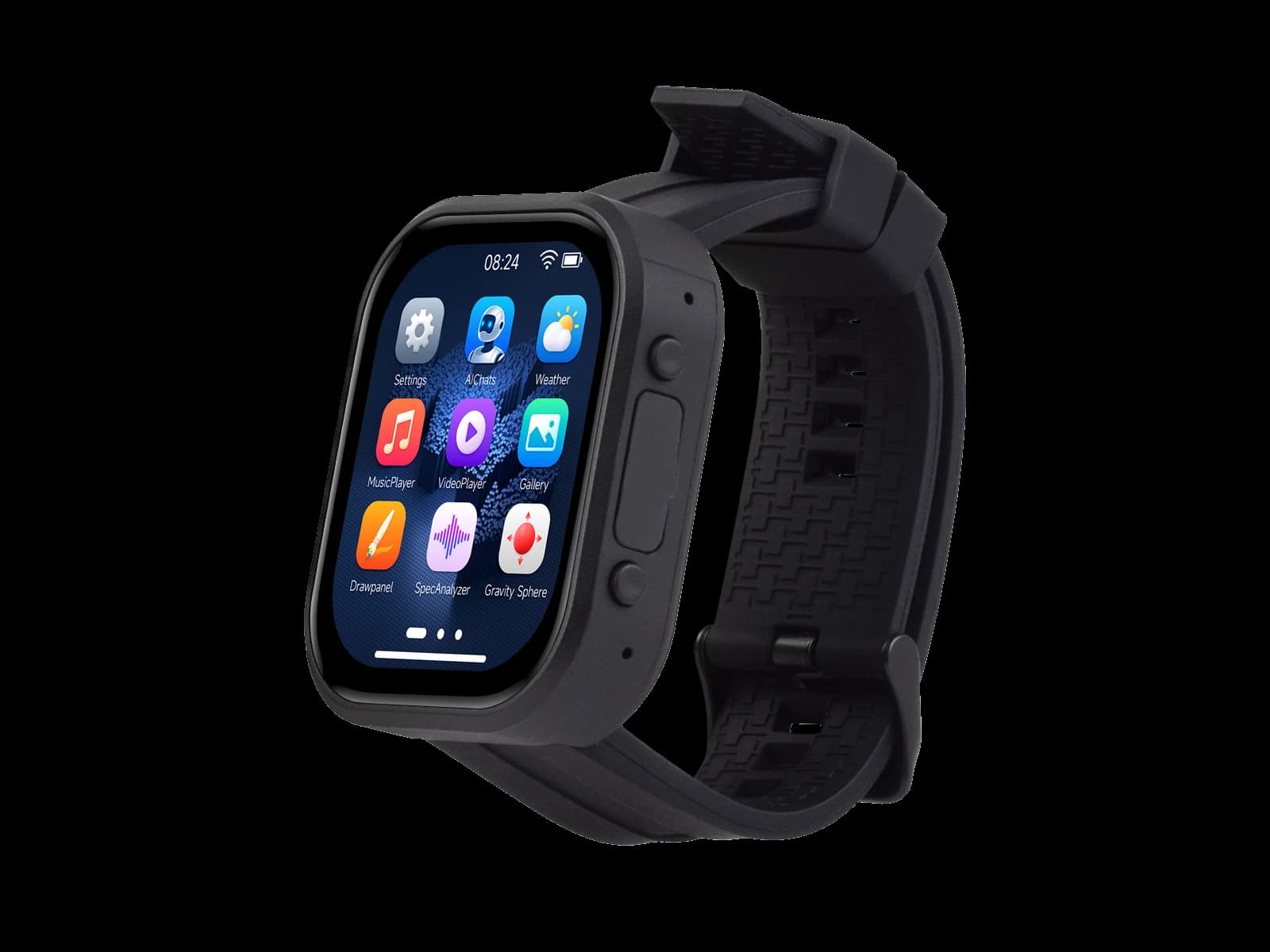 Waveshare ESP32-S3 Touch AMOLED 2.06 development watch with complete strap