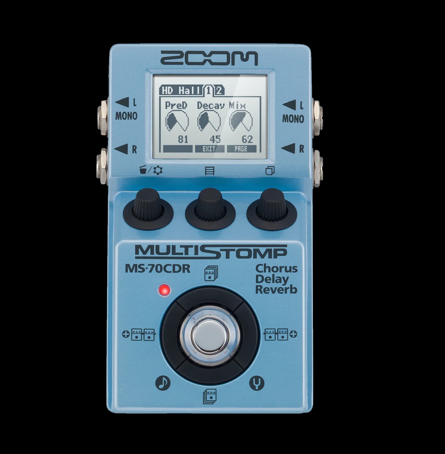 Zoom MS-70CDR multi-effects pedal