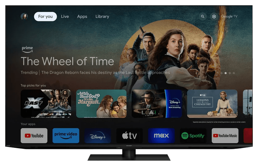 Sharp TVs hardware